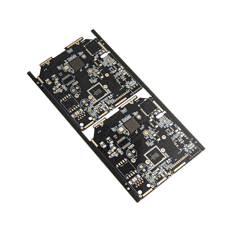 Placa de oro ennegrecido de doble cara de cuatro capas