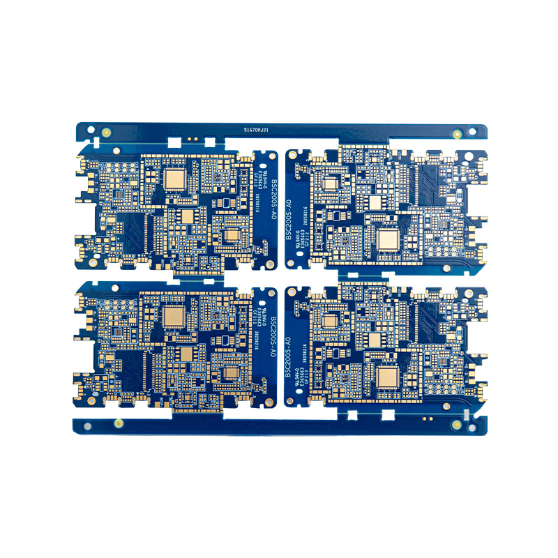 PCB chapado en oro azul de doble cara